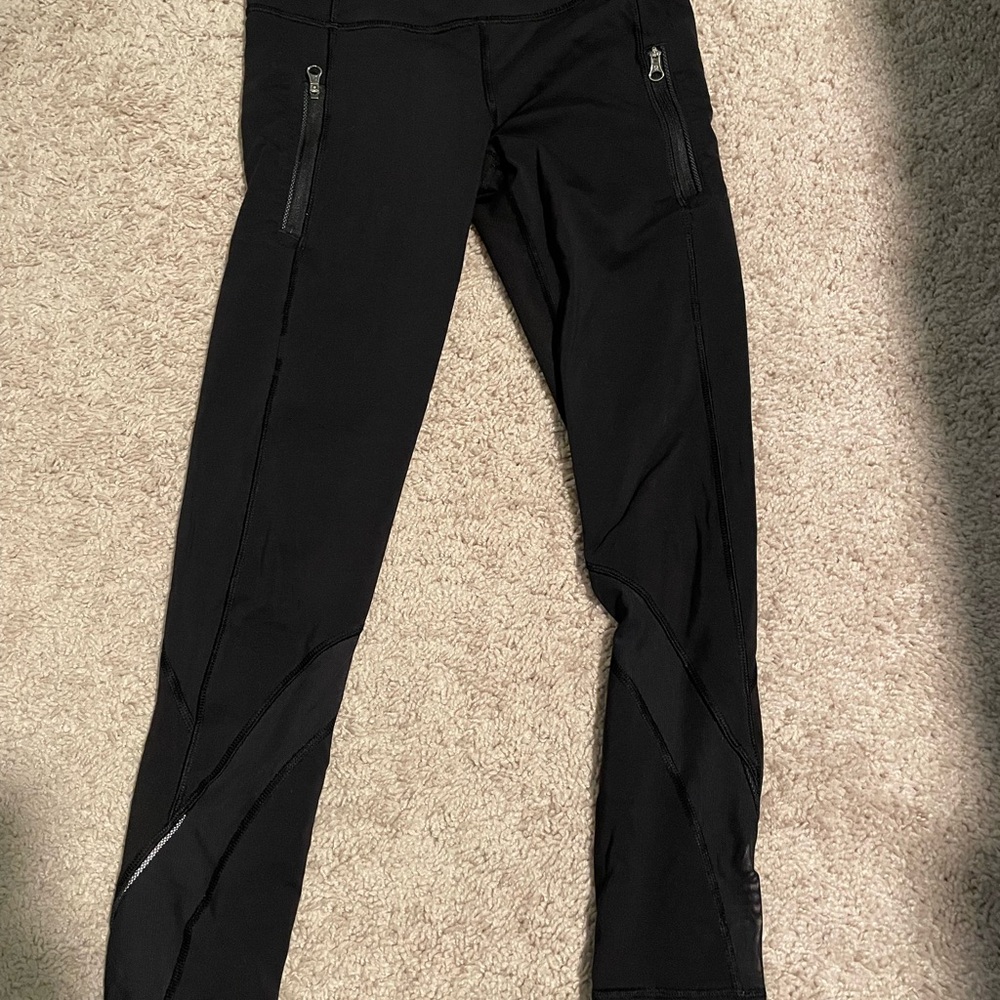 lululemon vintage size 4 Black Zippered Leggings